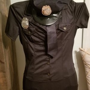 Halloween Police Officer Uniform Dress